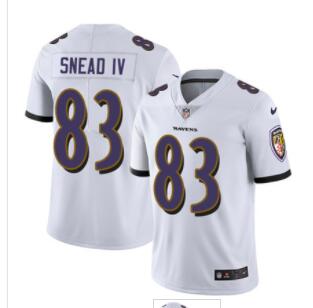 Nike Baltimore Ravens #83 Willie Snead IV  Men's Stitched NFL Vapor Untouchable Limited Jersey