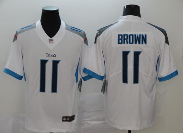 Nike Tennessee Titans  Men 11# A.J. Brown Jersey-001