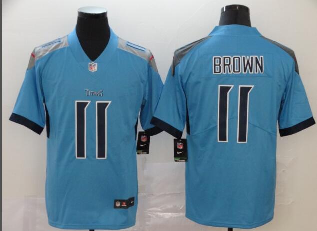 Nike Tennessee Titans  Men 11# A.J. Brown Jersey-002