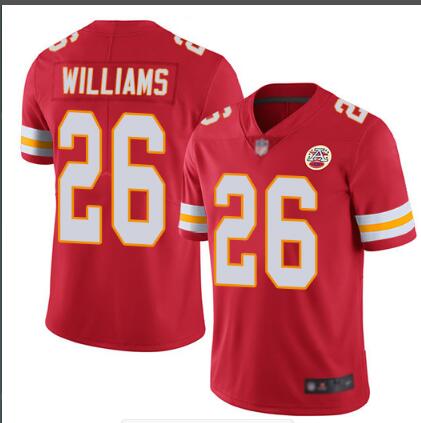 Nike Chiefs #26 Damien Williams Men's Super Bowl LIV 2020  Stitched NFL Vapor Untouchable Limited Jersey