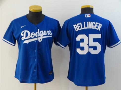 Women's Los Angeles Dodgers #35 Cody Bellinger  Stitched MLB Nike Jersey