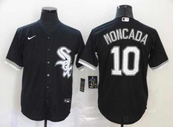 Men's Chicago White Sox #10 Yoan Moncada  Stitched MLB  Nike Jersey