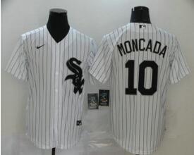Men's Chicago White Sox #10 Yoan Moncada  Stitched MLB  Nike Jersey