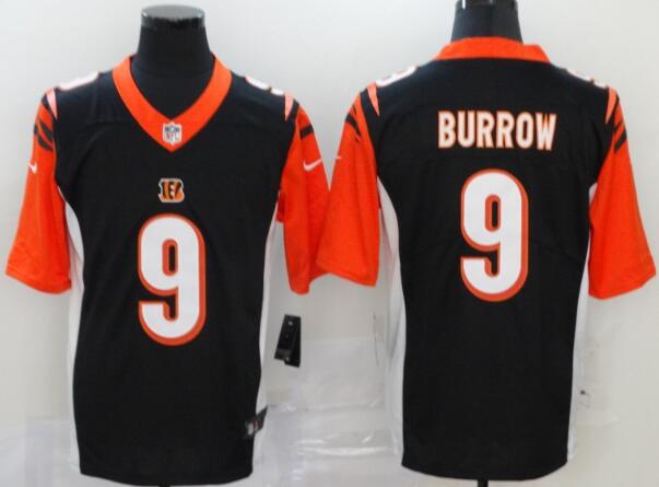 Men's Cincinnati Bengals Joe Burrow 9 Nike  2020 Stitched NFL Jersey-002