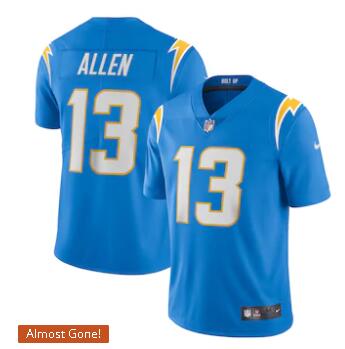 Men's Los Angeles Chargers #13 Keenan Allen  2020 NEW Vapor Untouchable Stitched NFL Nike Limited Jersey