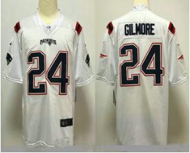 Men's New England Patriots #24 Stephon Gilmore 2020 NEW Vapor Untouchable Stitched NFL Nike Limited Jersey-001