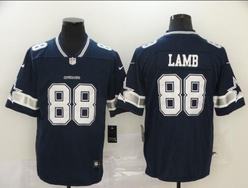 Men's Dallas Cowboys CeeDee Lamb Nike Navy 2020 NFL Stitched Jersey-002