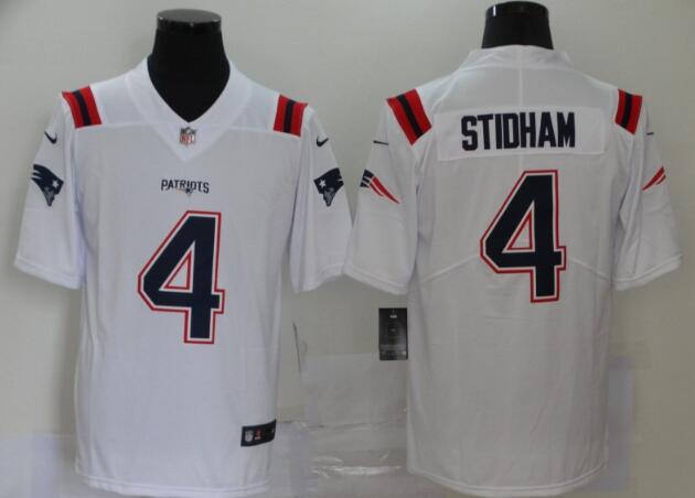 Men's Patriots Jarrett Stidham Vapor Limited Stitched Jersey