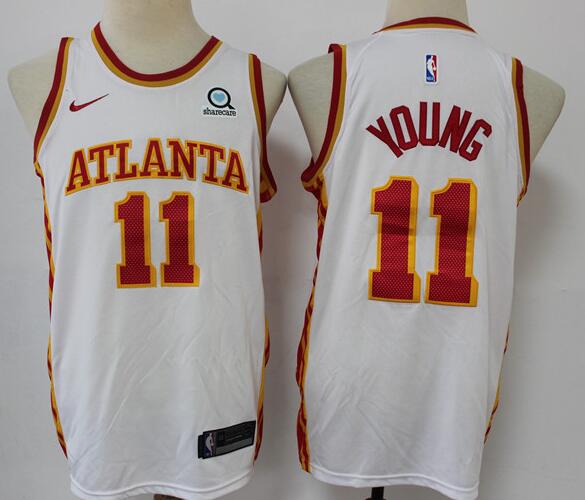 Men Atlanta Hawks 11 Trae Young Basketball Jersey