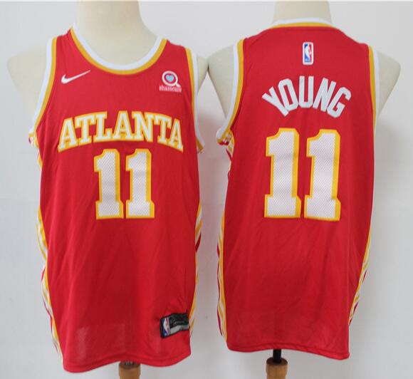 Men Atlanta Hawks 11 Trae Young Basketball Jersey