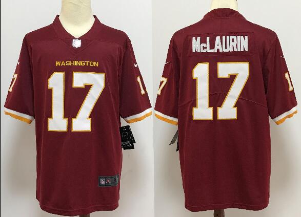 Men's Washington Football Team Terry McLaurin Nike Burgundy stitched Jersey