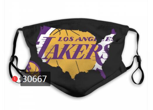 Los Angeles Lakers masks-002