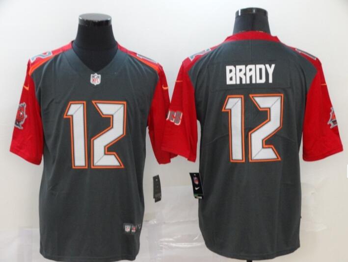 Men's Tampa Bay Buccaneers #12 Tom Brady Stitched Limited NFL Jersey