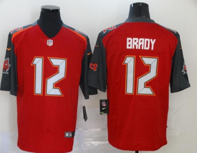 Men's Tampa Bay Buccaneers #12 Tom Brady Stitched Limited NFL Jersey