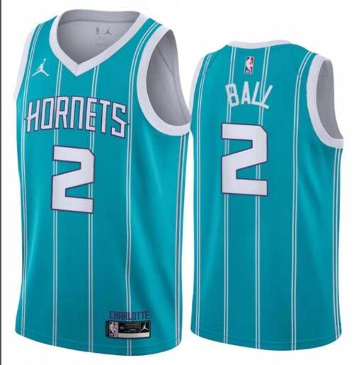 Men's  Charlotte Hornets LaMelo Ball Teal Icon #2 Fanatics Branded Teal 2020-21 Stitched Jersey