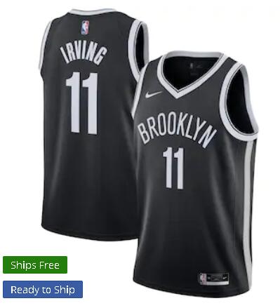 Men's Brooklyn Nets Kyrie Irving 11 Nike   2020/21 Stitched Jersey
