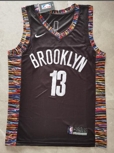 Men's Brooklyn Nets #13 James Harden Stitched Jersey