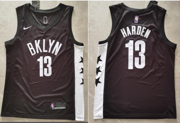 Men's Brooklyn Nets #13 James Harden Stitched Jersey