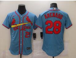 Men's St. Louis Cardinals #28 Nolan Arenado Stitched MLB Jersey