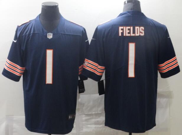 Men's Chicago Bears Justin Fields Nike  2021 NFL Stitched Jersey