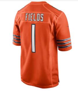 Men's Chicago Bears Justin Fields Nike  2021 NFL Stitched Jersey