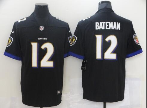 Men's Baltimore Ravens Rashod Bateman 2021 NFL  Jersey