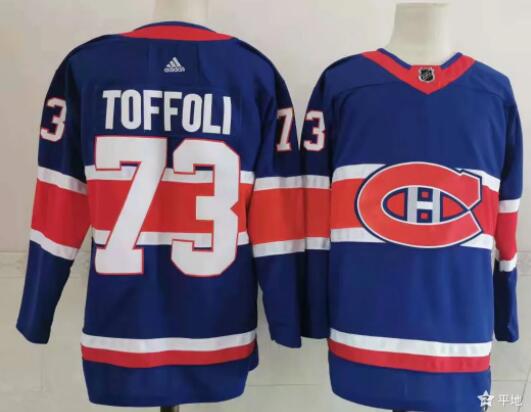 Mens Montreal Canadiens 73 Tyler Toffoli  Stitched Breakaway Player Jersey