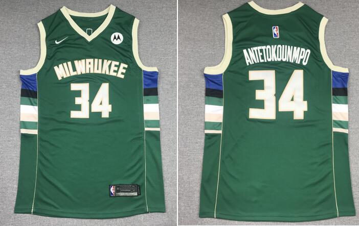 Men's Giannis Antetokounmpo Milwaukee Bucks Nike jersey