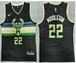 Men's Milwaukee Bucks #22 Khris Middleton  Stitched 2021 Nike  Stitched Jersey