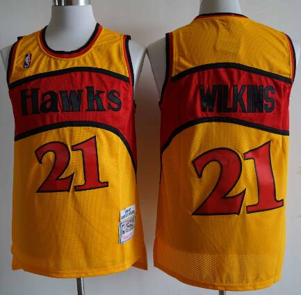 	Mitchell & Ness Dominique Wilkins Atlanta Hawks Stitched Jersey