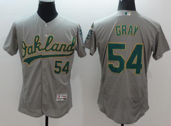 Men Oakland Athletics 54 Gray  Elite 2021 MLB Jerseys