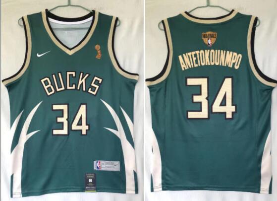 Men's Giannis Antetokounmpo Milwaukee Stitched Jersey