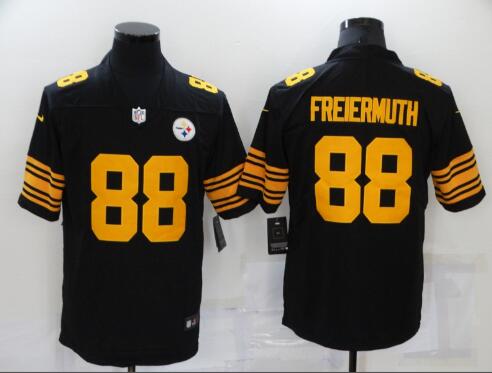 Men's Pittsburgh Steelers Pat Freiermuth Nike Black Jersey