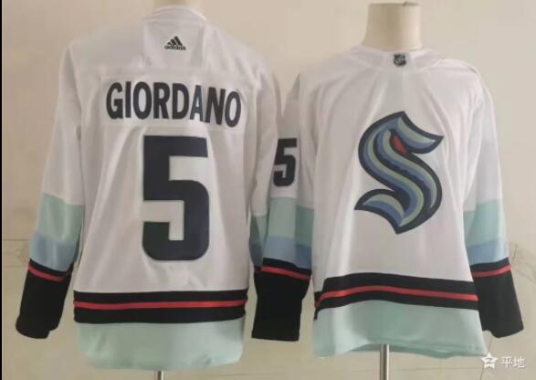 Men's Seattle Kraken Mark Giordano Stitched Jerseys