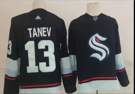 Men's Seattle Kraken Brandon Tanev 13 Stitched Jerseys