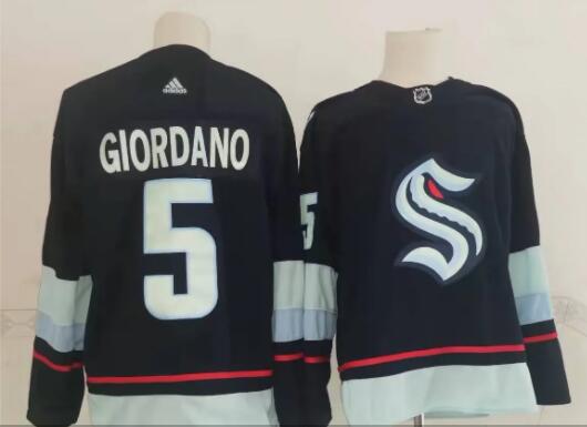 Men's Seattle Kraken Mark Giordano Stitched Jerseys