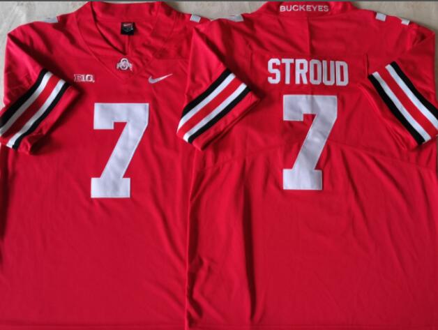 men Ohio State Buckeyes  #7 STROUD stitched jersey