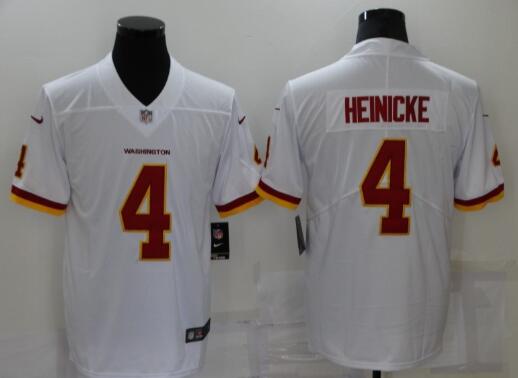 Men's Washington Redskins #4 Taylor Heinicke  NEW 2020 Vapor Untouchable Stitched NFL Nike Limited Jersey