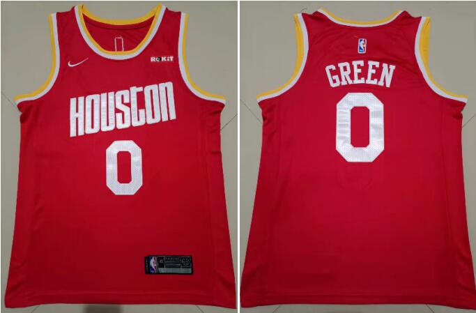 men Houston Rockets Jalen Green #0 stitched Jersey