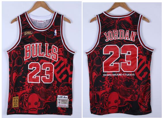 Hebru Brantley x Mitchell & Ness Bulls Mitchael Jordan Jersey