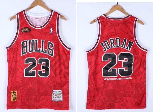 Hebru Brantley x Mitchell & Ness Bulls Mitchael Jordan Jersey