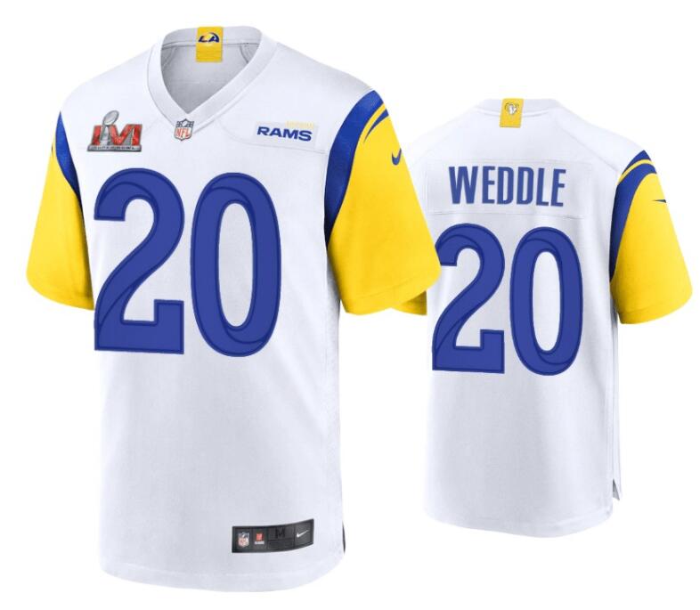 Men Los Angeles Rams Eric Weddle  Stitched  Jersey