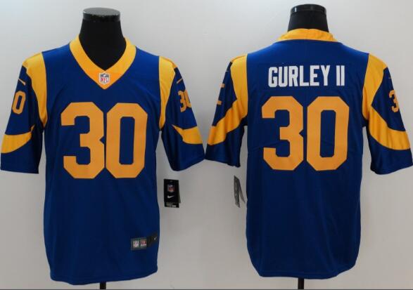 Men's Los Angeles Rams #30 Todd Gurley II Jersey High Quality