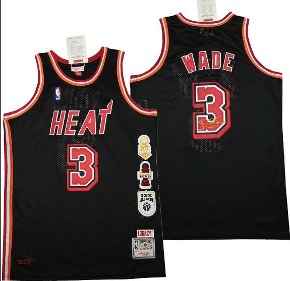 Mens DWYANE WADE HEAT 2006 FINALS MVP #3  HWC JERSEY