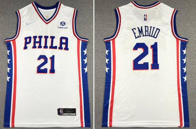 Men's Philadelphia 76ers Joel Embiid Nike stitched Jersey