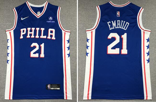 Men's Philadelphia 76ers Joel Embiid Nike stitched Jersey