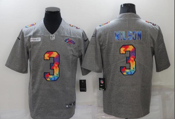 Men's Denver Broncos #3 Russell Wilson Stitched jersey