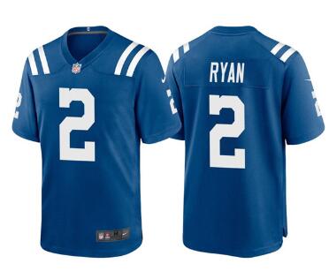 Men's Indianapolis Colts #2 Matt Ryan  Stitched Jersey