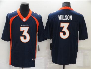 Men's Denver Broncos #3 Russell Wilson Vapor Untouchable Limited Stitched Jersey