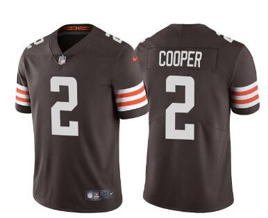 Men's Cleveland Browns #2 Amari Cooper  Vapor Untouchable Limited Stitched Jersey